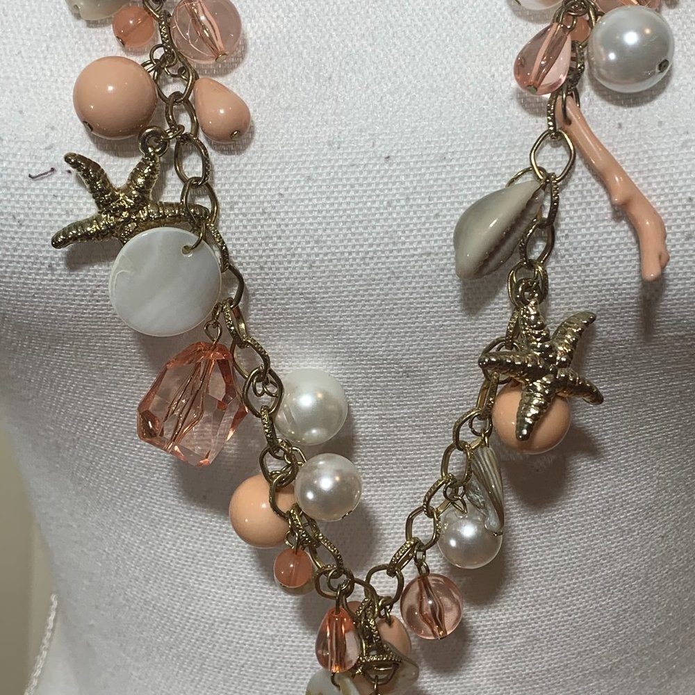 Beads Shells & Starfish Necklace